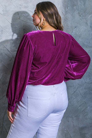 It'S Your Time Velvet Top