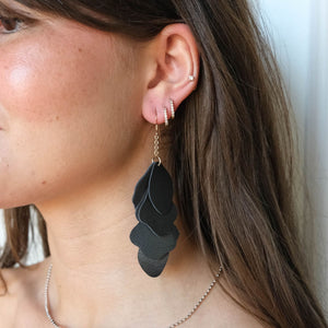 Black Florence Earrings