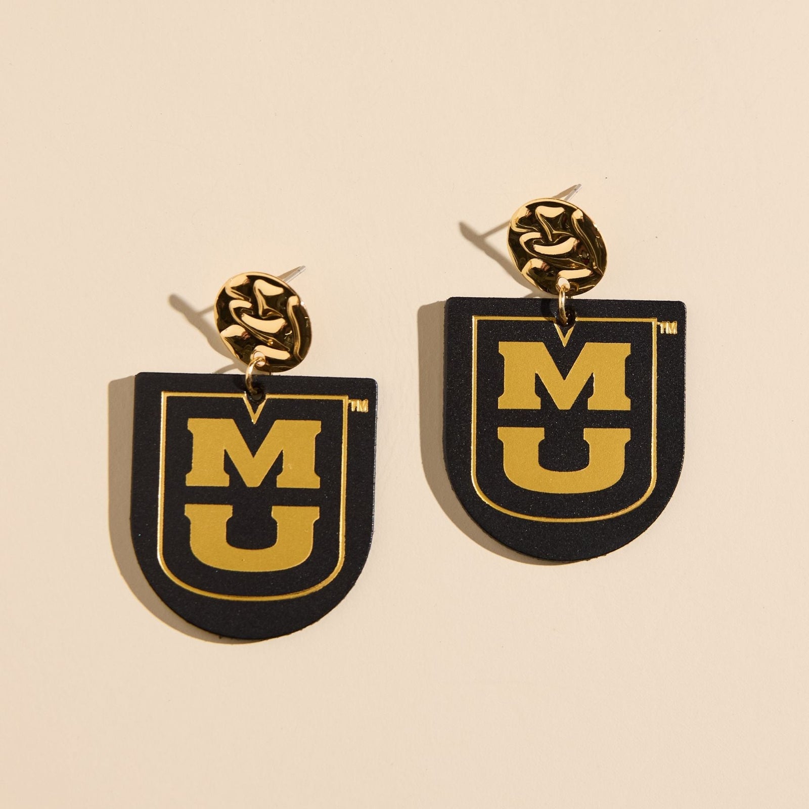 Black University of Missouri Harper Earrings