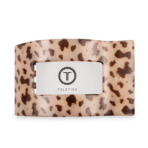 Blonde Tortoise Large Flat Rectangle Hair Clip