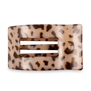 Blonde Tortoise Large Flat Rectangle Hair Clip