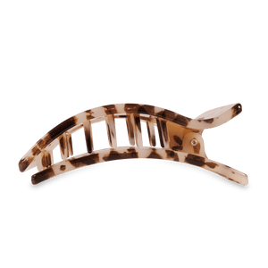 Blonde Tortoise Large Flat Rectangle Hair Clip