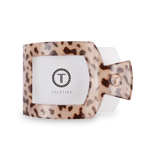 Blonde Tortoise Large Flat Square Hair Clip