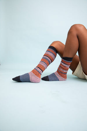 Boho Stripe Boot Socks Socks Leto Collection 