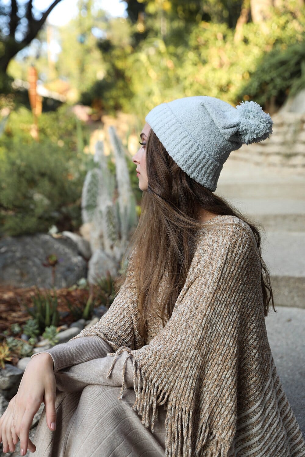 Boucle Pom Beanie Hats & Hair Leto Collection Blue 