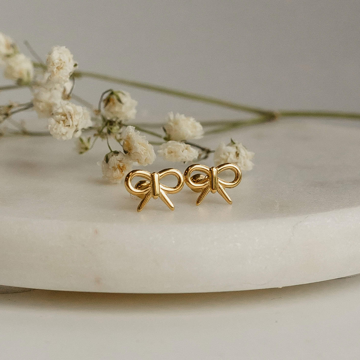 Bowtie Screw Back Earrings