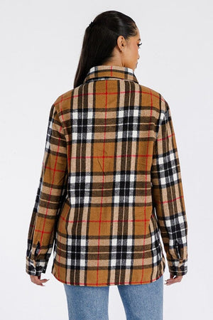 Boyfriend Brushed Flannel Shacket WEIV 