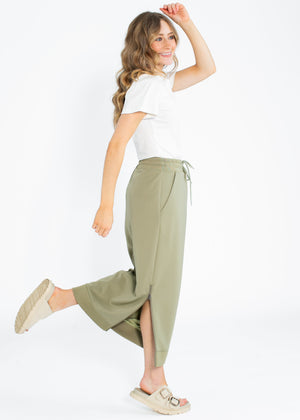 Bradi Side Zipper Athletic Maxi Skirt