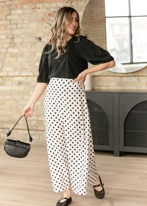 Braylyn Polka Dot Maxi Skirt
