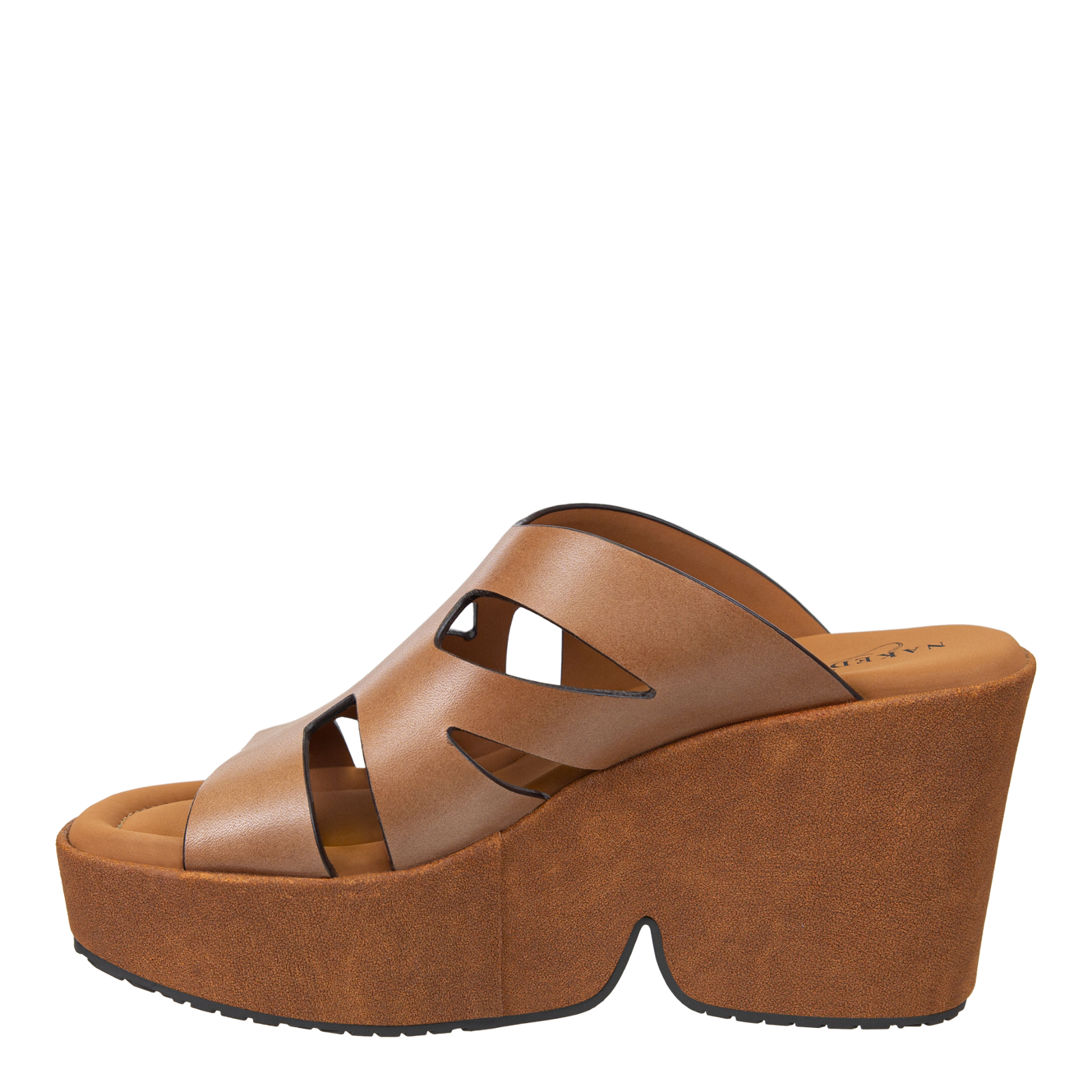 NAKED FEET - BRIO in BROWN Heeled Sandals