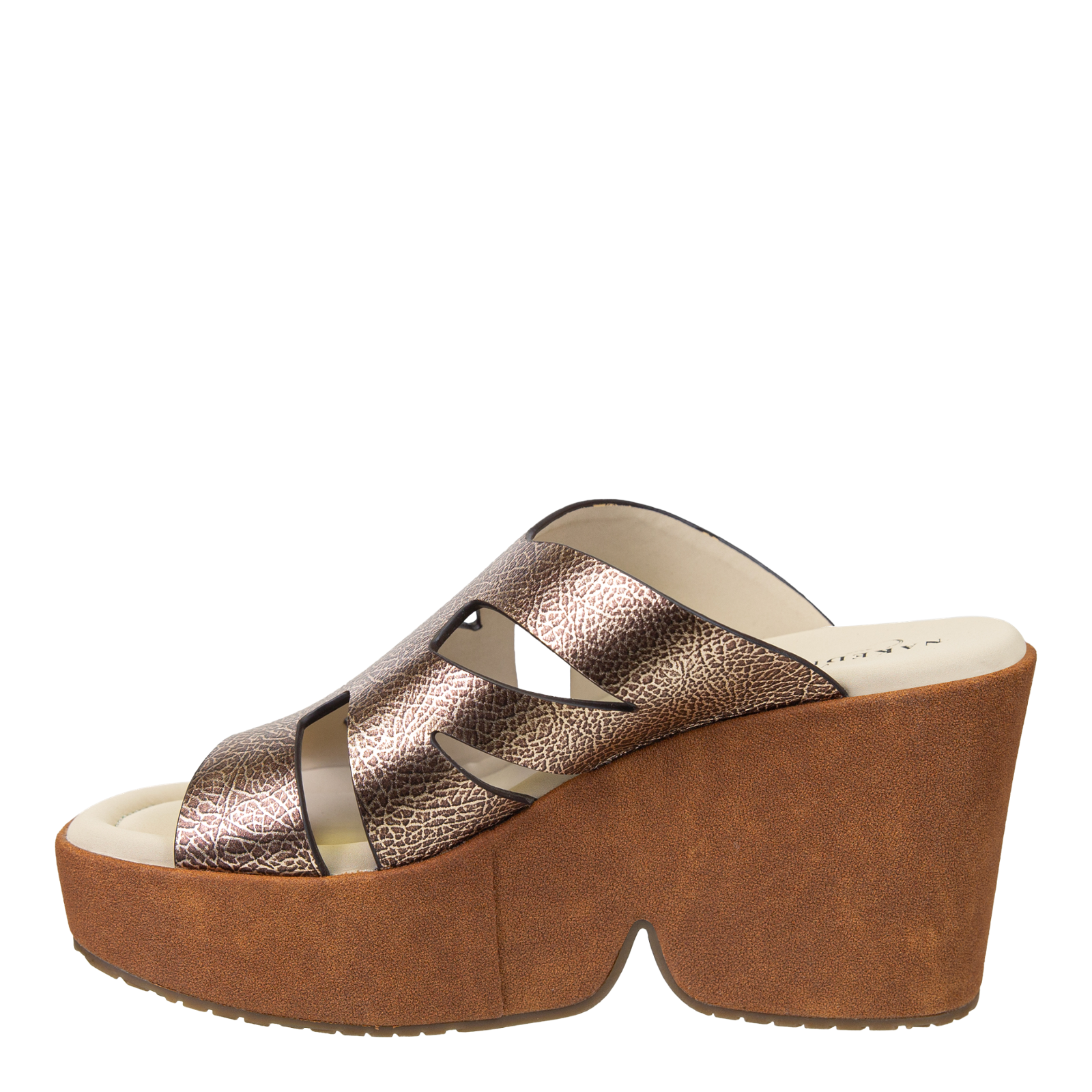 NAKED FEET - BRIO in GOLD Heeled Sandals