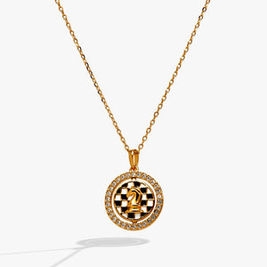 'Always Think One Move Ahead' Chess Spinner Pendant