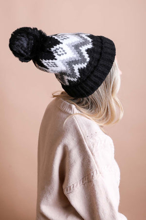Classic Winter Pom Beanie Hats & Hair