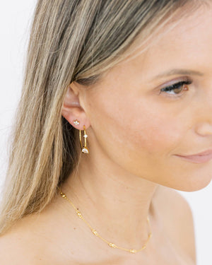 Crystal Hoop Earrings