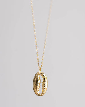 Gold Cowrie Necklace