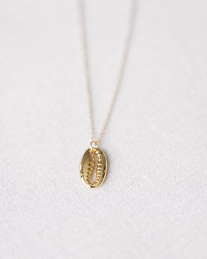 Gold Cowrie Necklace