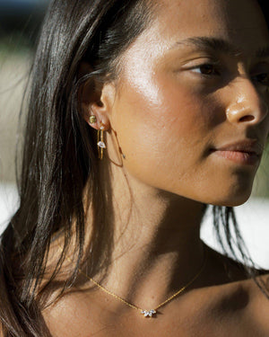 Crystal Hoop Earrings