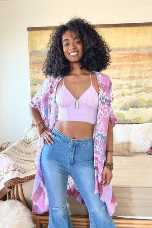 Colorful Splatter Kimono