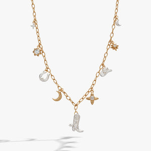 Cosmic Cowgirl Charm Necklace
