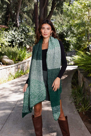 Cozy Winter Chroma Comfort Scarf Scarves Leto Collection Green 