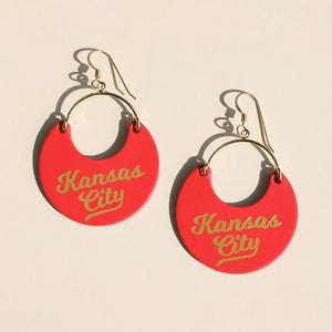 Crimson KC Nina Earrings