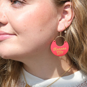 Crimson KC Nina Earrings