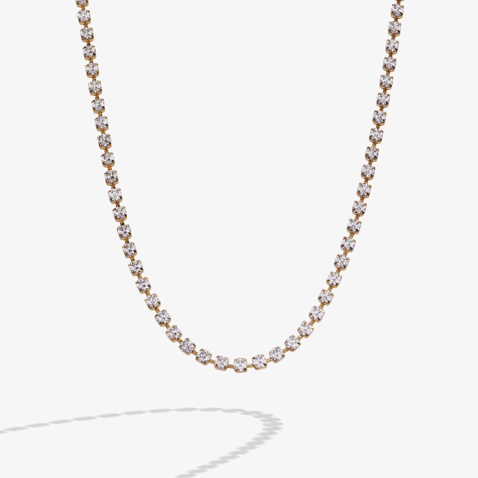 Crystal Tennis Chain Necklace