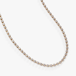 Crystal Tennis Chain Necklace