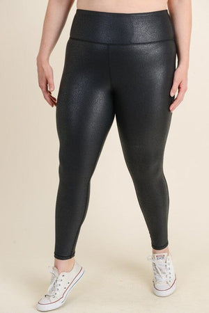 Curvy OG Foil High Waist Leggings Mono B 