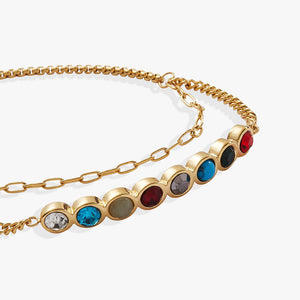 Daughter Hidden Message Acrostic Bolo Bracelet