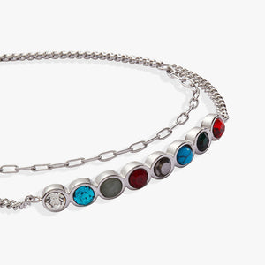 Daughter Hidden Message Acrostic Bolo Bracelet