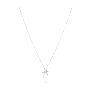 Double Cross Necklace