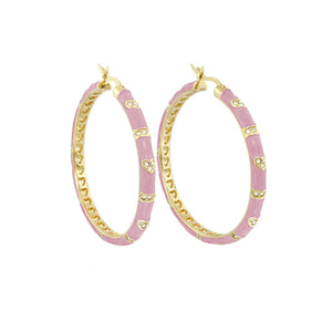 Pave Love Earrings
