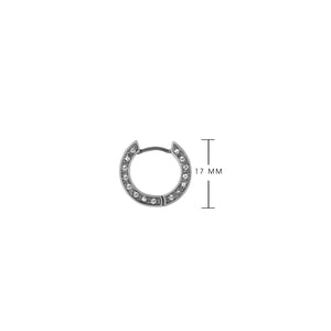 Cubic Zirconia Pave Huggies