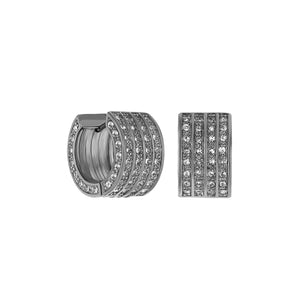 Cubic Zirconia Pave Huggies