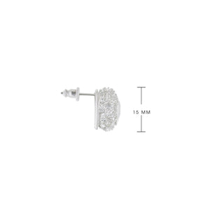 Pave Donut Earrings