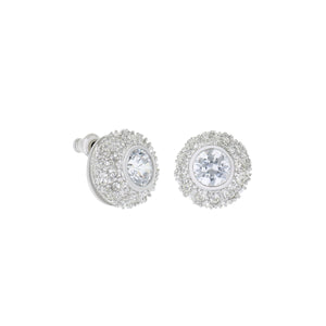 Pave Donut Earrings