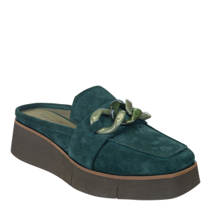 NAKED FEET - ELECT in EMERALD Platform Mules