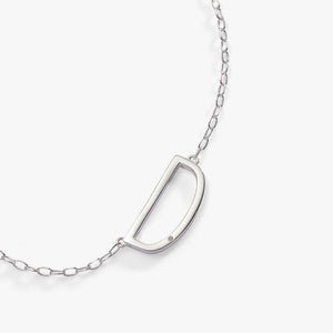 Initial D Precious Elongated Necklace