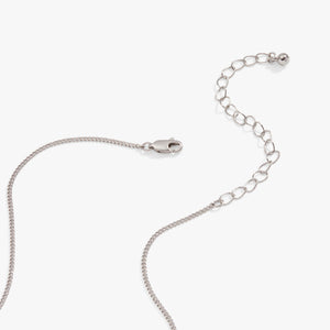 Bar Necklace with Crystal Accent