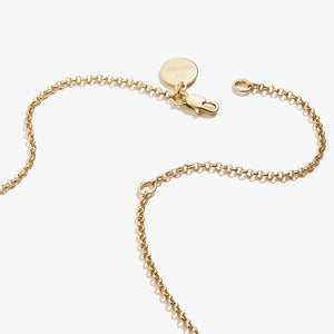 Small Heart Charm Necklace, 19''