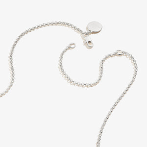 Small Heart Charm Necklace, 19''