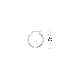 Plain Hoop Earrings