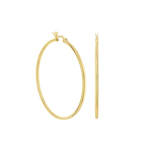 Plain Hoop Earrings