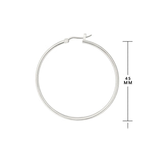 Plain Hoop Earrings
