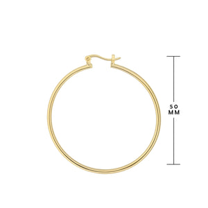 Plain Hoop Earrings