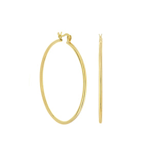 Plain Hoop Earrings