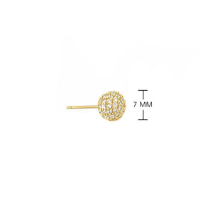 Glamour Pave .925 Earrings