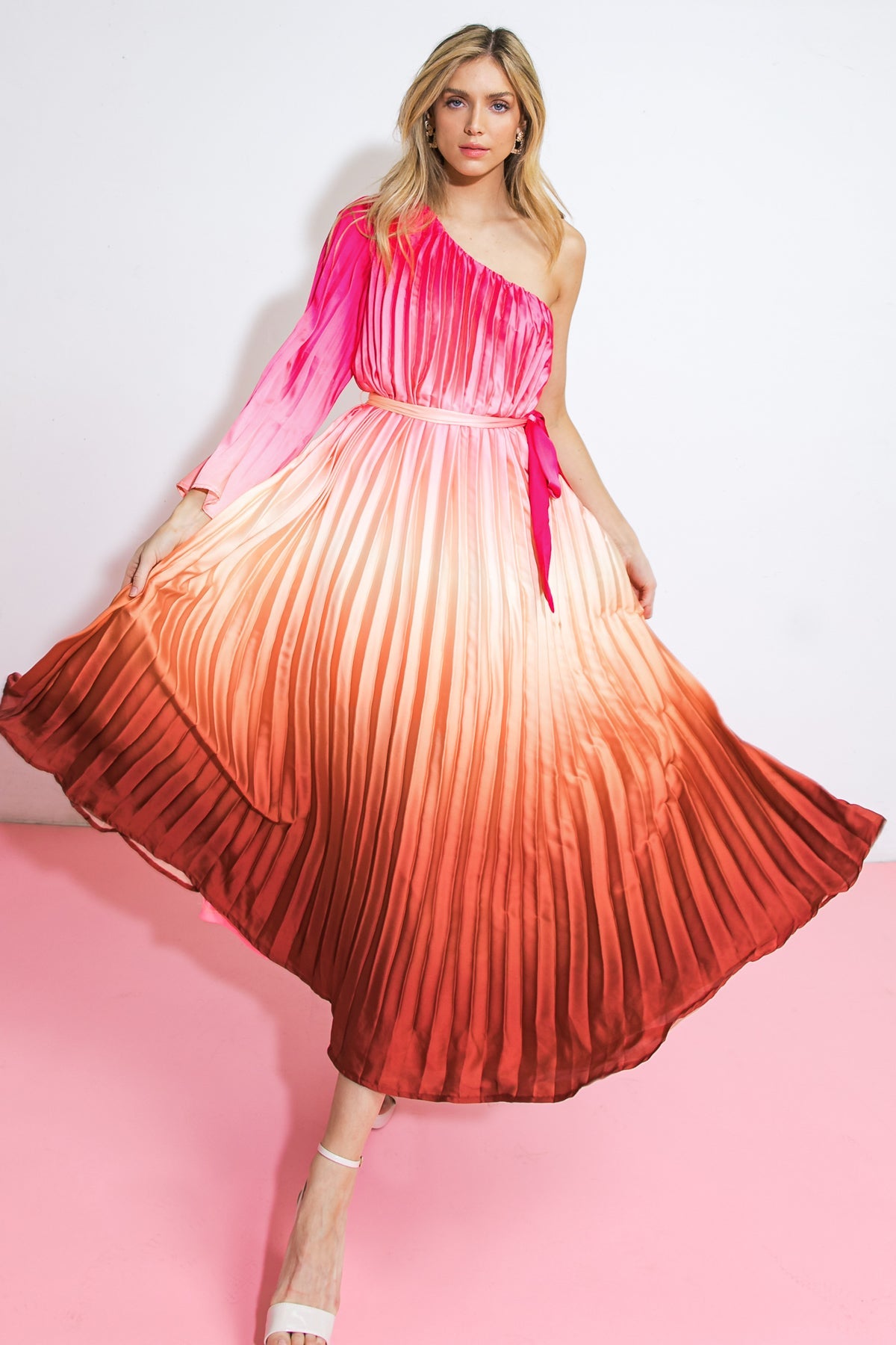 You'Re My Lover Woven Midi Dress