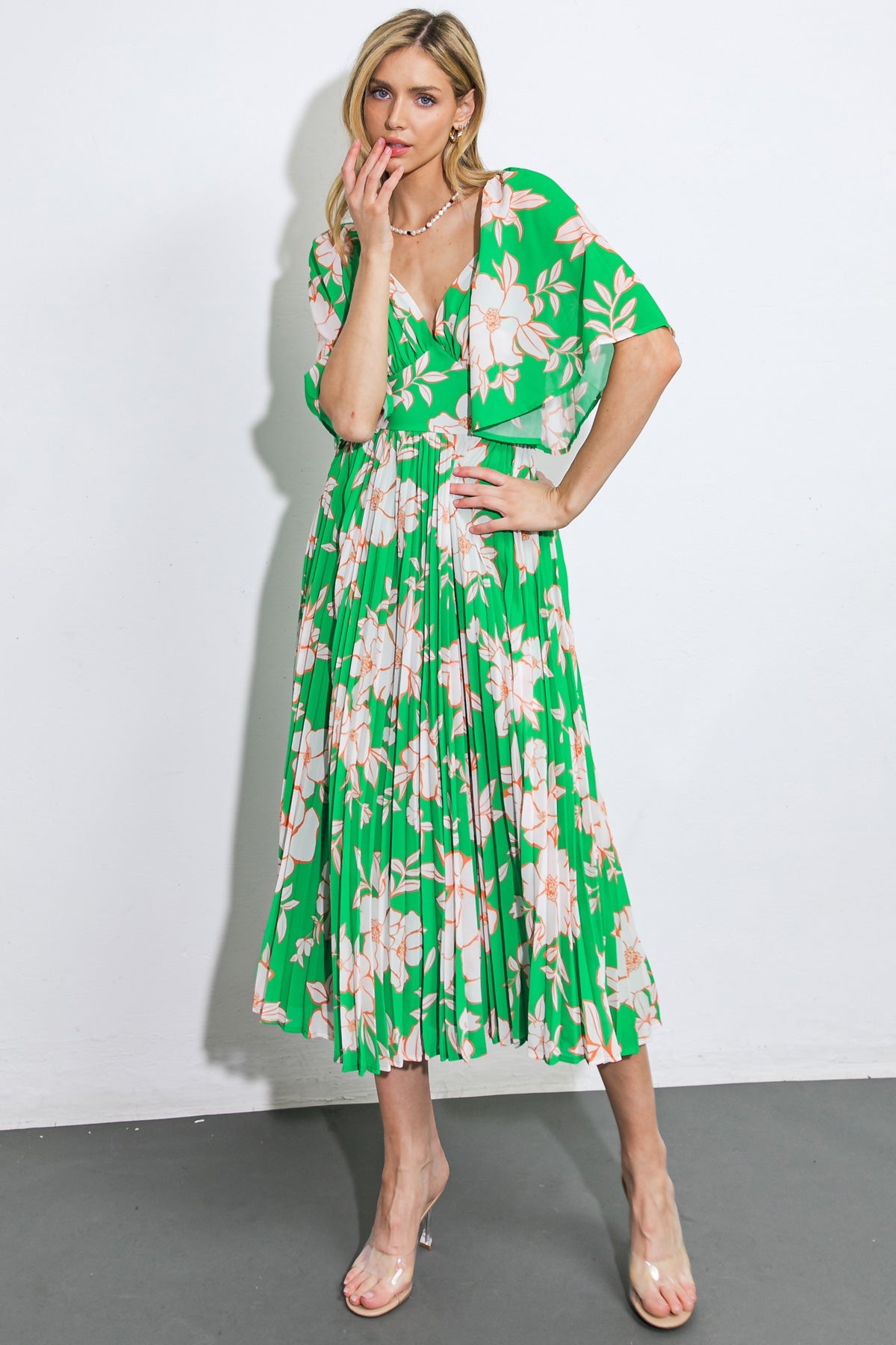 Message in a Bottle Woven Midi Dress